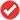 red checkmark